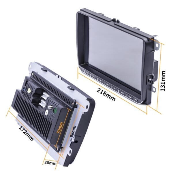 9093 Car HD 9 inch Radio Receiver MP5 Player for Volkswagen, Support FM & Bluetooth & TF Card & GPS & WiFi 1GB+16GB - Image 2