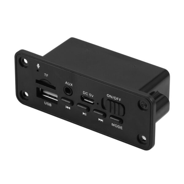 Car 5V 2x3W Audio MP3 Player Decoder Board FM Radio TF USB 3.5mm AUX, with Bluetooth and Recording Call Function - Image 2