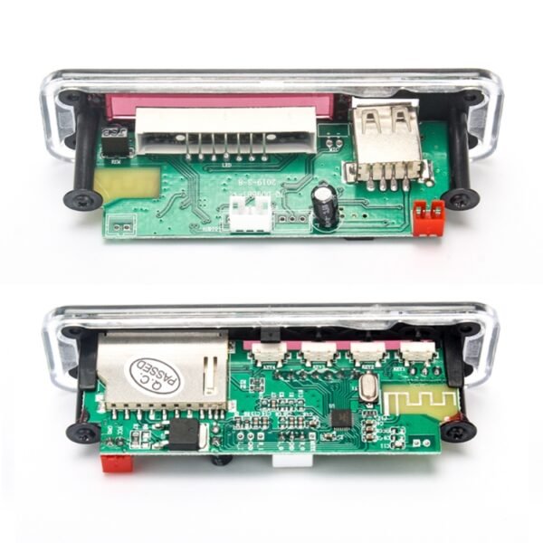 Car 5V Color Screen Audio MP3 Player Decoder Board FM Radio SD Card USB, with Bluetooth Function & Remote Control - Image 4