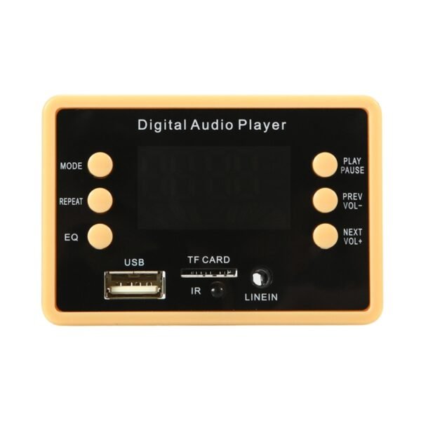 Car 12V Color Screen Audio MP3 Player Decoder Board FM Radio TF Card USB, with Bluetooth Function & Remote Control - Image 3