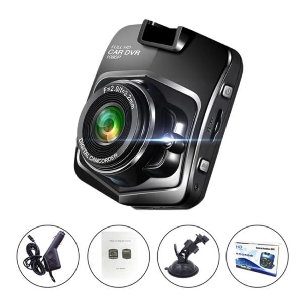 2.4 inch Car 480P Single Recording Shield Driving Recorder DVR Support Parking Monitoring / Loop Recording (Black) - Image 3