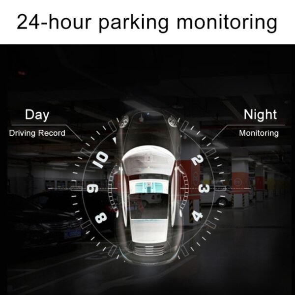 2.4 inch Car 480P Single Recording Shield Driving Recorder DVR Support Parking Monitoring / Loop Recording (Black) - Image 5