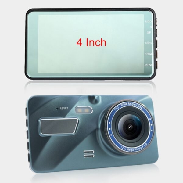 4 inch Touch Screen Car 2.5D HD 1080P Dual Recording Driving Recorder DVR Support Parking Monitoring / Loop Recording - Image 2