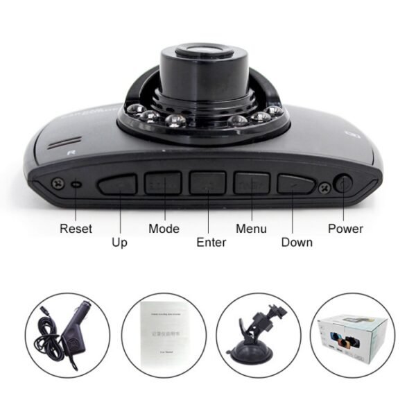 G30 2.4 inch Car 480P Single Recording Driving Recorder DVR Support Parking Monitoring / Loop Recording - Image 3