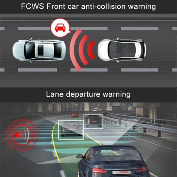 Z30 WiFi Dual-lens HD 2160P Non-light Night Vision 360-degree Panoramic Driving Recorder, GPS Version - Image 8