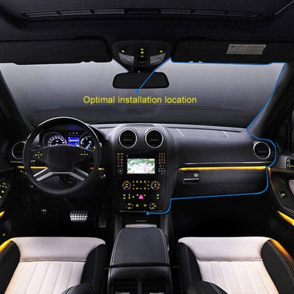 D910 4 inch 1080P HD Night Vision Single Record Driving Recorder - Image 7