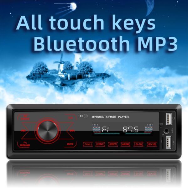 M10 12V Car Radio Receiver MP3 Player, Support Bluetooth Hand-free Calling / FM / USB / SD Card - Image 2