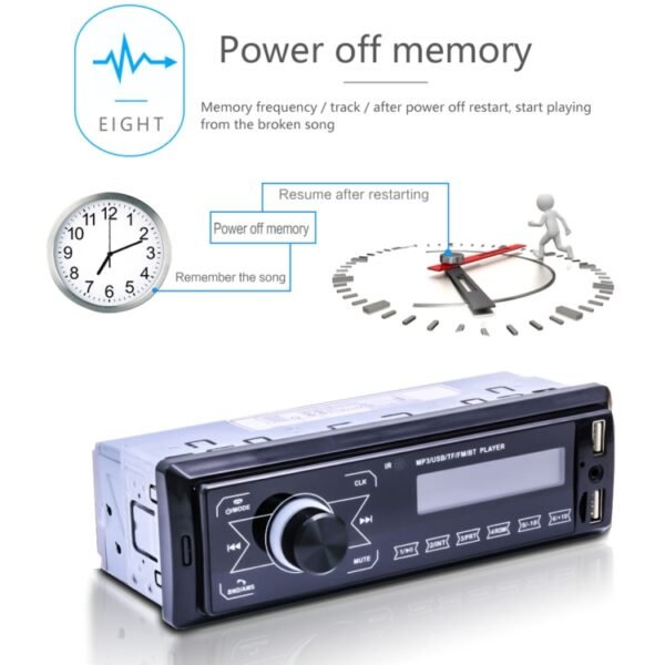 M10 12V Car Radio Receiver MP3 Player, Support Bluetooth Hand-free Calling / FM / USB / SD Card - Image 12