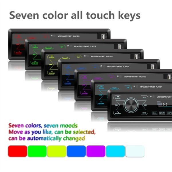 M10 12V Car Radio Receiver MP3 Player, Support Bluetooth Hand-free Calling / FM / USB / SD Card - Image 4