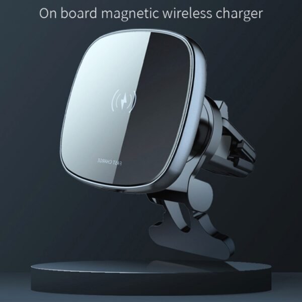 15W Car Magnetic Wireless Charger Mobile Phone Wireless Charger Stand - Image 2