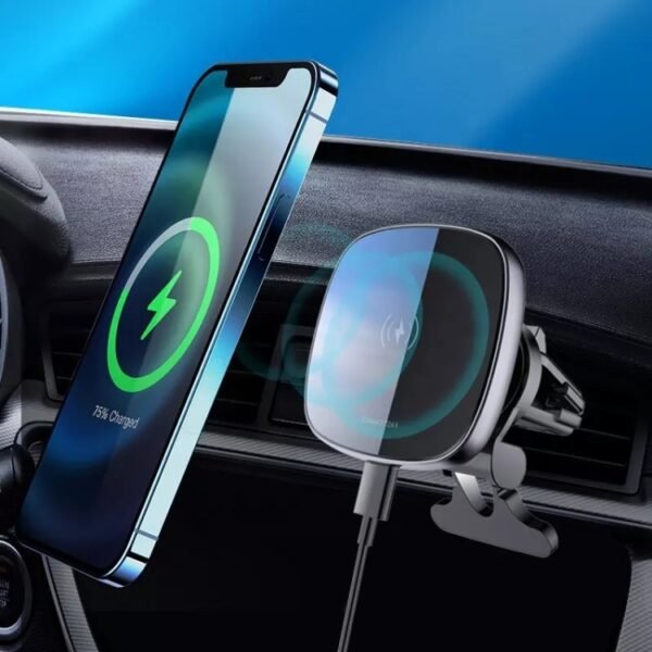 15W Car Magnetic Wireless Charger Mobile Phone Wireless Charger Stand - Image 6
