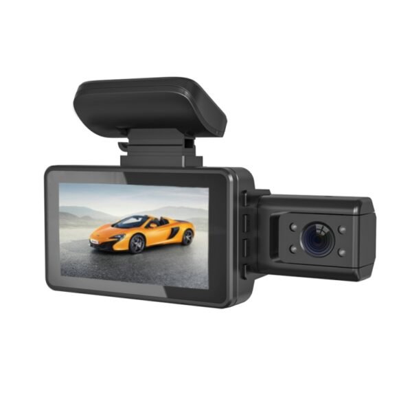F9 Car Front and  Inner Dual Camera HD Infrared Night Vision Car Driving Recorder - Image 2