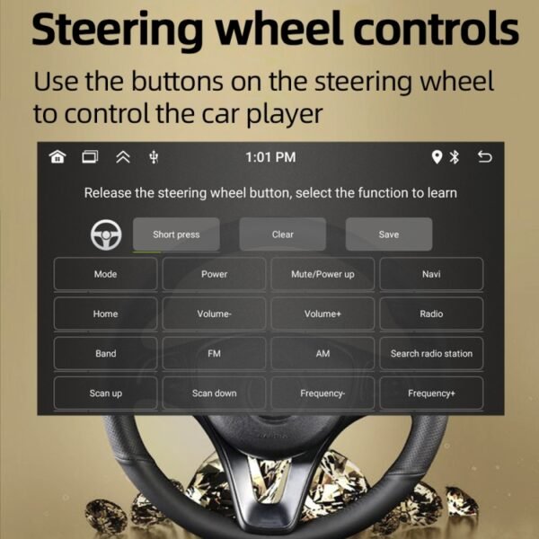 HD 7 inch Single Din Car Android Player GPS Navigation Bluetooth Touch Stereo Radio, Support Mirror Link & FM & WIFI - Image 13