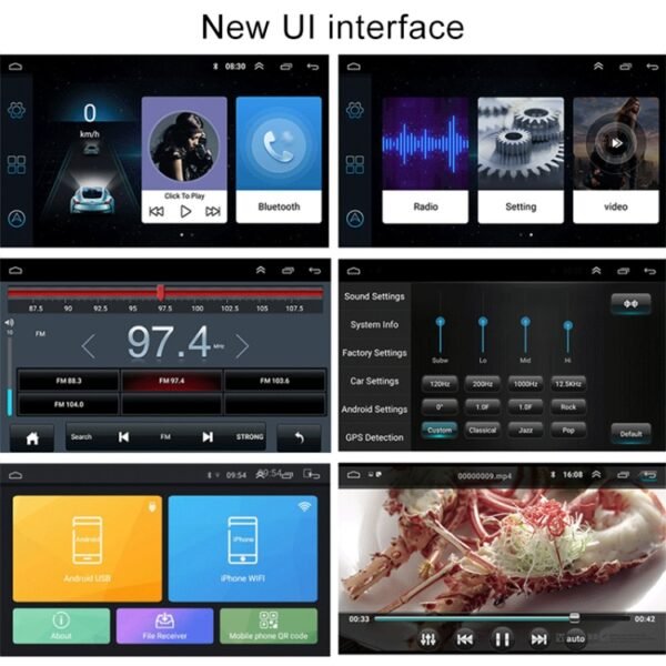 CKVW92 HD 9 inch 2 Din Android 6.0 Car MP5 Player GPS Navigation Multimedia Player Bluetooth Stereo Radio for Volkswagen, Support FM & Mirror Link, Europe Map Version - Image 13