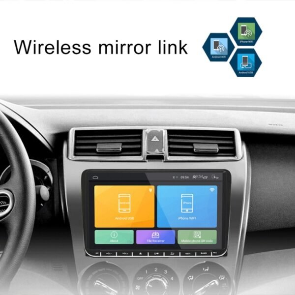 CKVW92 HD 9 inch 2 Din Android 6.0 Car MP5 Player GPS Navigation Multimedia Player Bluetooth Stereo Radio for Volkswagen, Support FM & Mirror Link, Europe Map Version - Image 8
