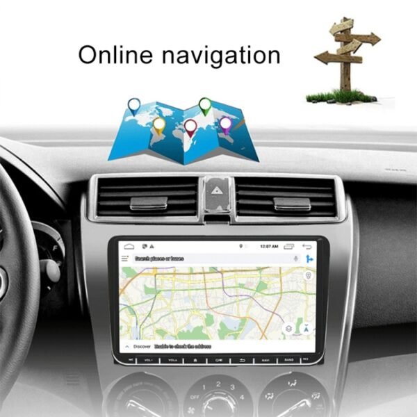 CKVW92 HD 9 inch 2 Din Android 6.0 Car MP5 Player GPS Navigation Multimedia Player Bluetooth Stereo Radio for Volkswagen, Support FM & Mirror Link, Europe Map Version - Image 10
