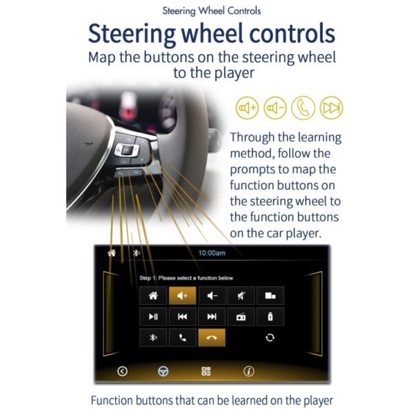 T100C 7 inch Manually Retractable Screen Car MP5 Player Radio, Support Mirror Link & FM & TF Card & USB & Bluetooth Hand-free Calling & Reversing Trajectory System & CayPlay Connection - Image 7
