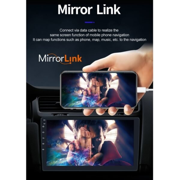 S-9101 10.1 inch HD Screen Car Android Player GPS Navigation Bluetooth Touch Radio, Support Mirror Link & FM & WIFI & Steering Wheel Control, Standard Version+Carplay - Image 9