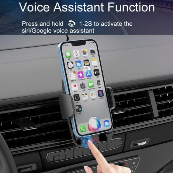 C1 Car Bluetooth 5.0 MP3 Player FM Transmitter Air Outlet Phone Holder - Image 9