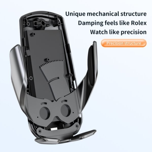 V5S 40W Magnetic Fast Charging Car Phone Holder, V5S 40W Black - Image 8