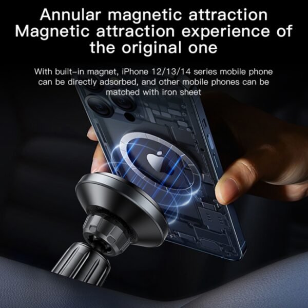 Yesido C190 15W Magsafe Magnetic Car Air Vent Wireless Charger, C190 - Image 7
