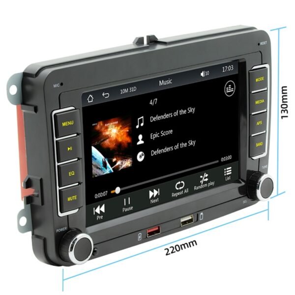 F9070 For Volkswagen 7 inch Portable Car MP5 Player Support CarPlay / Android Auto, F9070 - Image 2