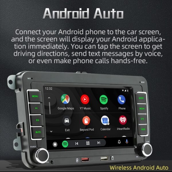 F9070 For Volkswagen 7 inch Portable Car MP5 Player Support CarPlay / Android Auto, F9070 - Image 6
