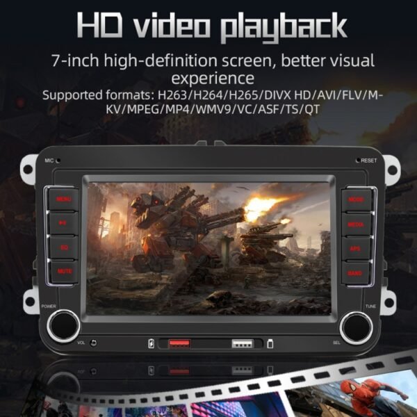 F9070 For Volkswagen 7 inch Portable Car MP5 Player Support CarPlay / Android Auto, F9070 - Image 8
