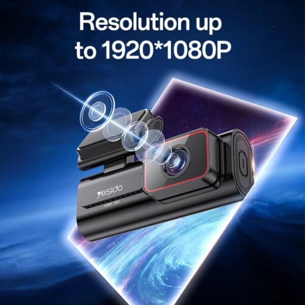 Yesido KM21 1K HD Camera Car Driving Recorder with 1.47 inch Screen, KM21 - Image 3