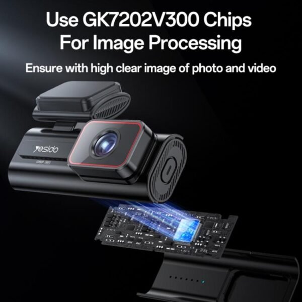 Yesido KM21 1K HD Camera Car Driving Recorder with 1.47 inch Screen, KM21 - Image 6
