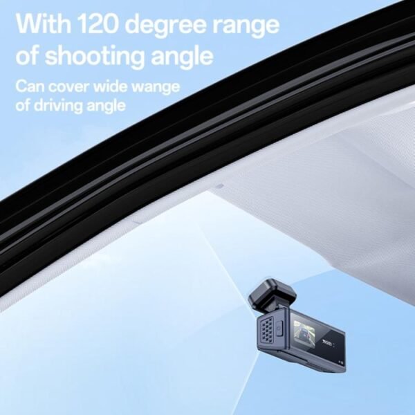 Yesido KM22 1K HD Dual Dash Camera Car Driving Recorder with 1.47 inch Screen, KM22 - Image 6