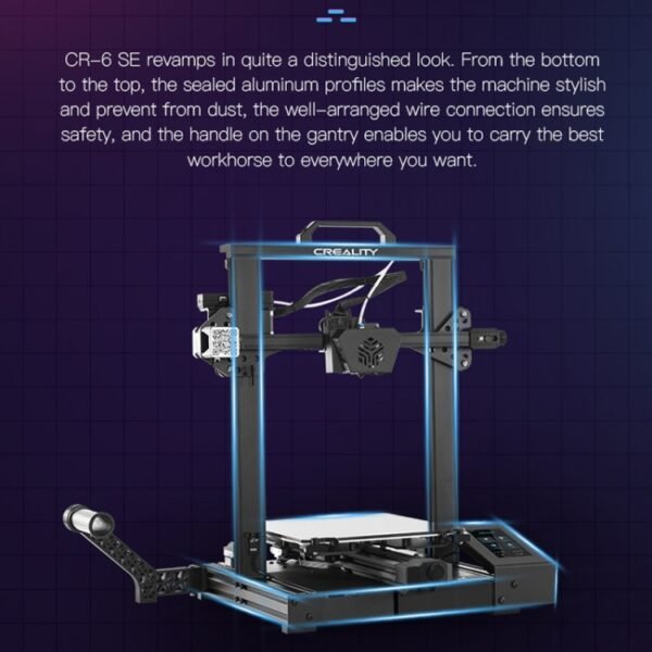 CREALITY CR-6 SE 350W Intelligent Leveling-free DIY 3D Printer, Print Size : 23.5 x 23.5 x 25cm, EU Plug, CR-6 SE - Image 17