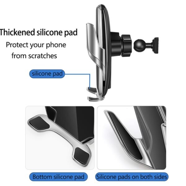 WK WP-U205 15W Vanguard Series Transcendent Wireless Charging Car Holder, WP-U205 - Image 3