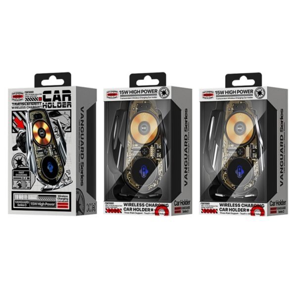WK WP-U205 15W Vanguard Series Transcendent Wireless Charging Car Holder, WP-U205 - Image 8
