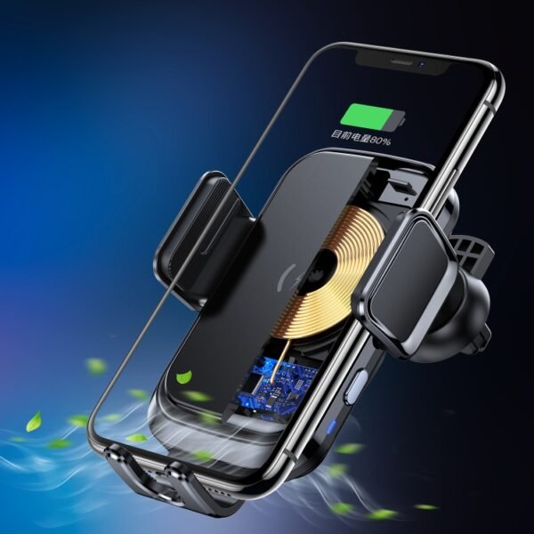 X7 Car Wireless Charging Mobile Phone Gravity Bracket Holder Suction Cup Bracket, Suction Cup Bracket - Image 7