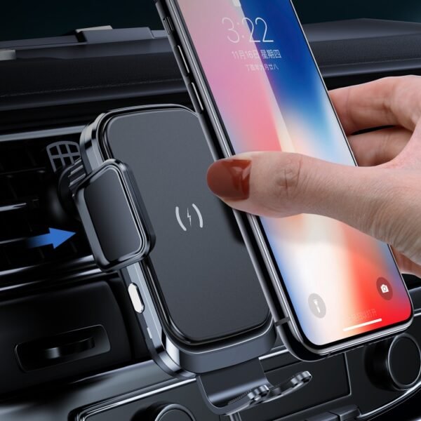 X7 Car Wireless Charging Mobile Phone Gravity Bracket Holder Suction Cup Bracket, Suction Cup Bracket - Image 9