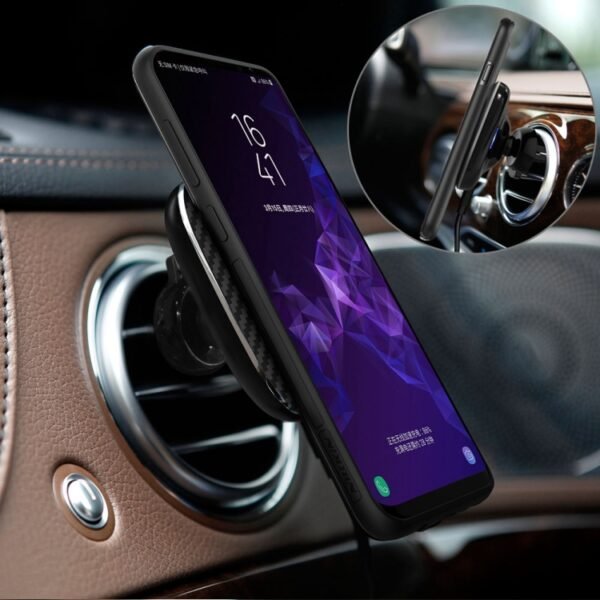 NILLKIN MC027 Car Air Outlet Vent Mount Clamp Holder 10W Fast Charging Qi Magnetic Wireless Charger, MC027 B Type - Image 13