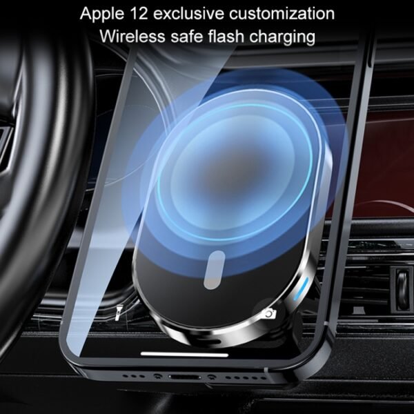 JJT-968 15W Max Output Magnetic Car Air Outlet Bracket Wireless Charger, JJT-968 - Image 11