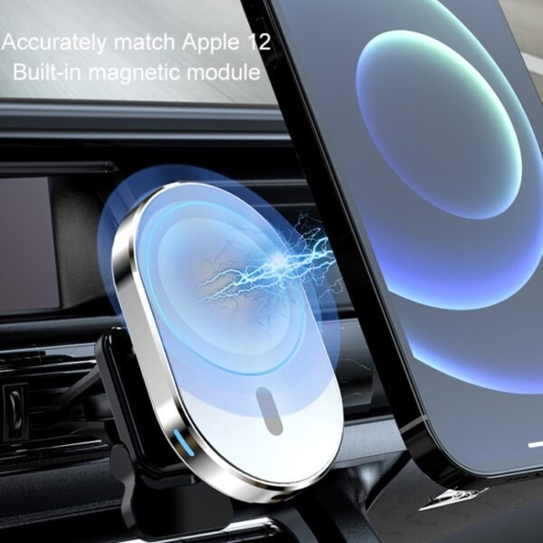 JJT-968 15W Max Output Magnetic Car Air Outlet Bracket Wireless Charger, JJT-968 - Image 12