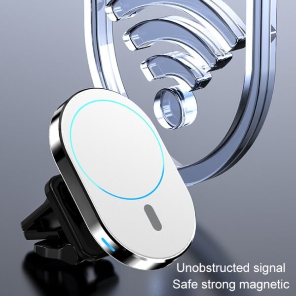 JJT-968 15W Max Output Magnetic Car Air Outlet Bracket Wireless Charger, JJT-968 - Image 7