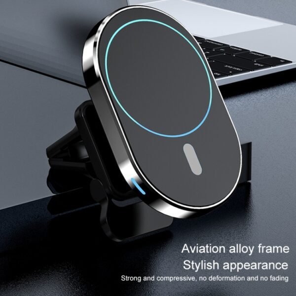 JJT-968 15W Max Output Magnetic Car Air Outlet Bracket Wireless Charger, JJT-968 - Image 8