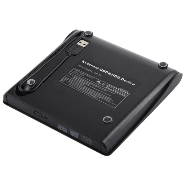 Brushed Texture USB 3.0 POP-UP Mobile External DVD-Rw DVD / CD Rewritable Drive External ODD & HDD Device - Image 3