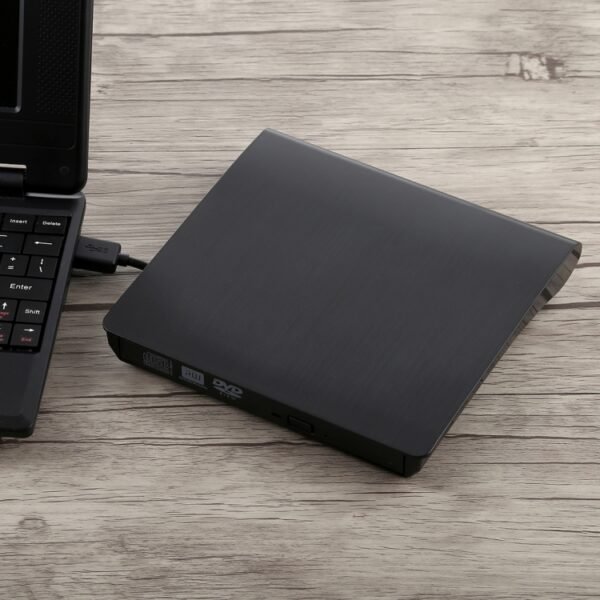 Brushed Texture USB 3.0 POP-UP Mobile External DVD-Rw DVD / CD Rewritable Drive External ODD & HDD Device - Image 10