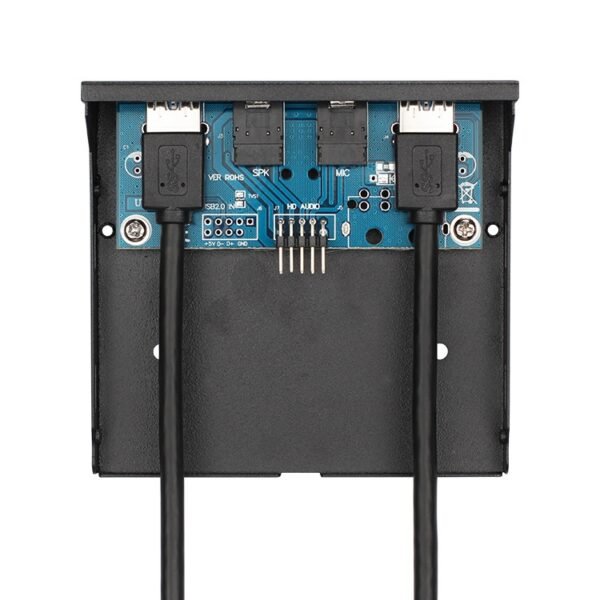 2 Ports + HD-AUDIO USB 3.0 Front Panel Data Hub - Image 2