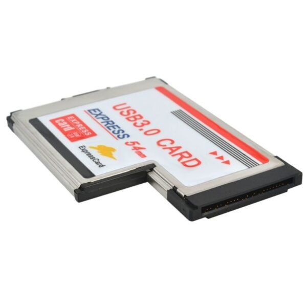 2 Ports USB 3.0 5Gbps PCI 54mm Slot Express Card for Laptop / Notebook - Image 2