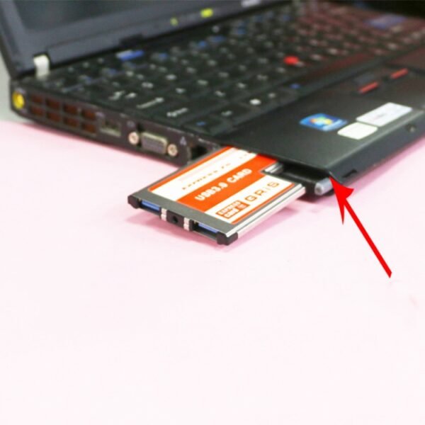 2 Ports USB 3.0 5Gbps PCI 54mm Slot Express Card for Laptop / Notebook - Image 6