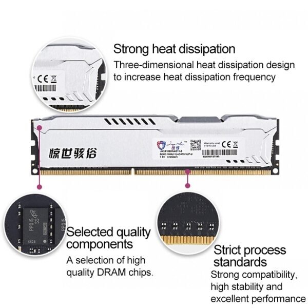 JingHai 1.2V DDR4 2400MHz 16GB Memory RAM Module for Desktop PC - Image 4