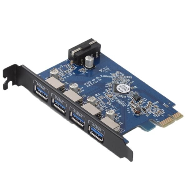 ORICO PVU3-4P 4 Ports USB3.0 PCI Express Card for Desktop, 4 Ports USB3.0 - Image 2