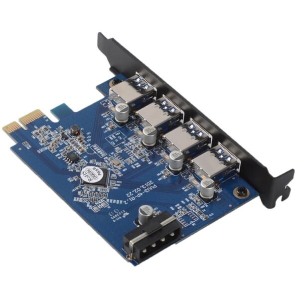 ORICO PVU3-4P 4 Ports USB3.0 PCI Express Card for Desktop, 4 Ports USB3.0 - Image 3