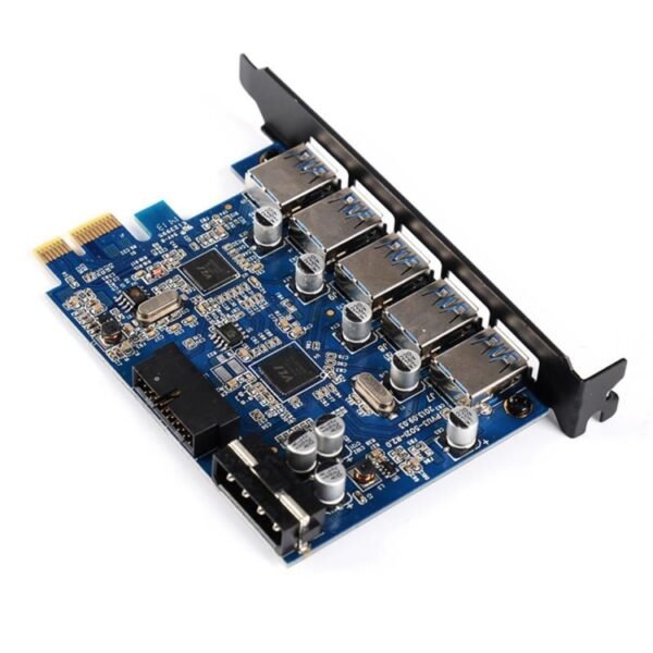 ORICO PVU3-5O2I USB3.0 * 5 + 20Pin Slot * 1 PCI Express Card for Desktop, 5Gbps Superspeed Data Transmission, 5 Ports USB3.0 - Image 3